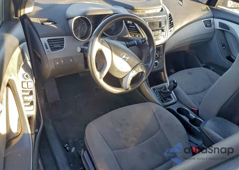 2015 Hyundai Elantra Se from USA, damaged, VIN KMHDH4AE6FU224074